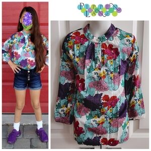 Pippen Lane Boutique Floral Blouse